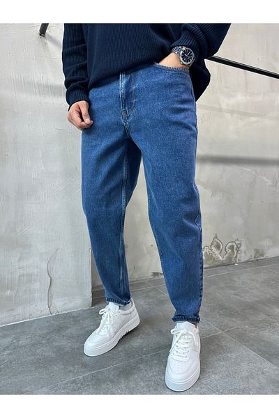 DİFRANSEL Men's Comfortable Fit Boyfriend Pants