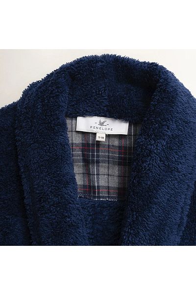 Penelope Navy Blue βελούδινο φόρεμα - L-XL