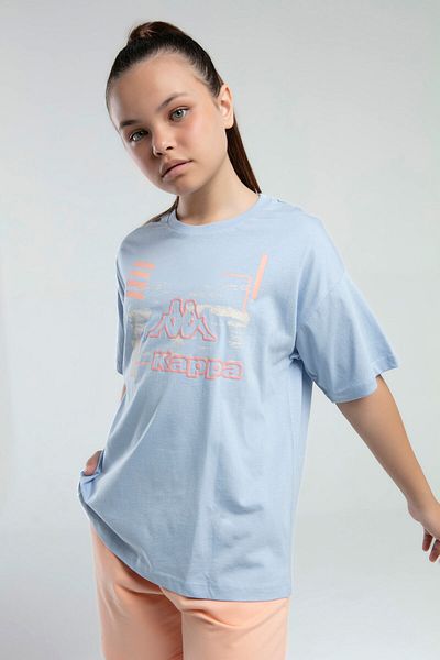 Kappa Tricou albastru pentru fete