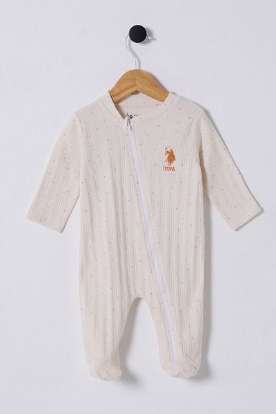 U.S. Polo Assn. U.S. Polo Assn. Salopeta crem pentru fetita