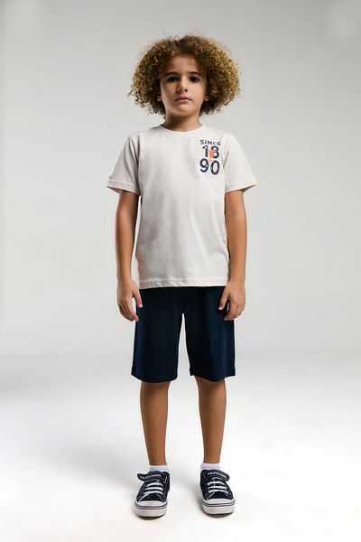 U.S. Polo Assn. U.S. Polo Assn. Boy's Cream Bermuda Set