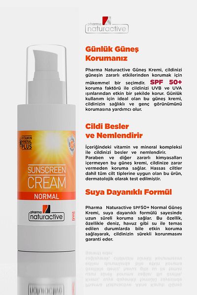 Pharmanaturactive Pharma Naturactive Spf50 Waterproof 50 Factor Sunscreen with Instant Protection, 100 ml