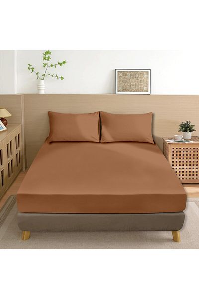 Evim 100% Cotton Akfil Flat Sheet Set Single 160X240 cm Tile