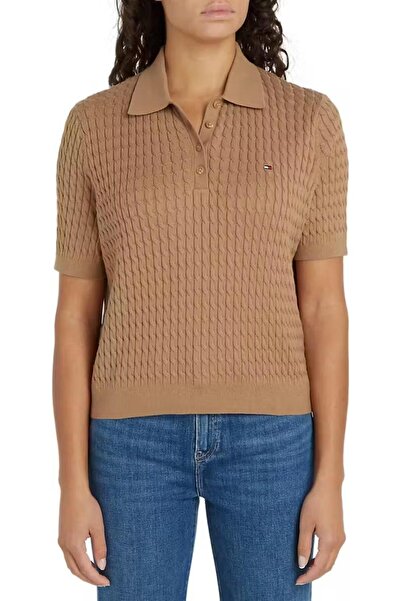 Tommy Hilfiger Γυναικείο Πουλόβερ WW0WW43957 Μπεζ