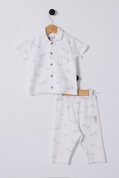 U.S. Polo Assn. U.S. Polo Assn. Baby Boy White Baby Set