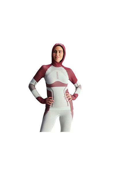 adidas Tricou gri pentru exterior cu mânecă lungă pentru femei - Asmc Tst Ls Ho, IW6368