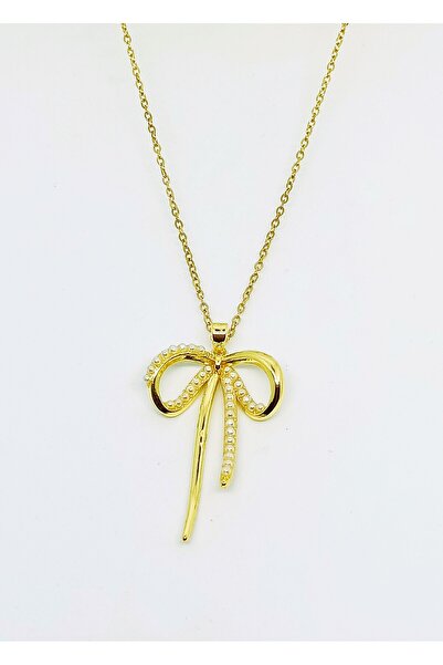 stainless steell 316L الصلب شريط اللؤلؤ قلادة ذهبية اللون