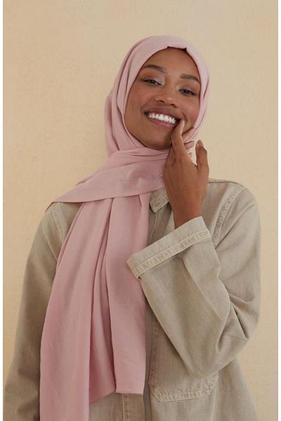 BURDEN IPEK Cotton Shawl - Ellen Powder