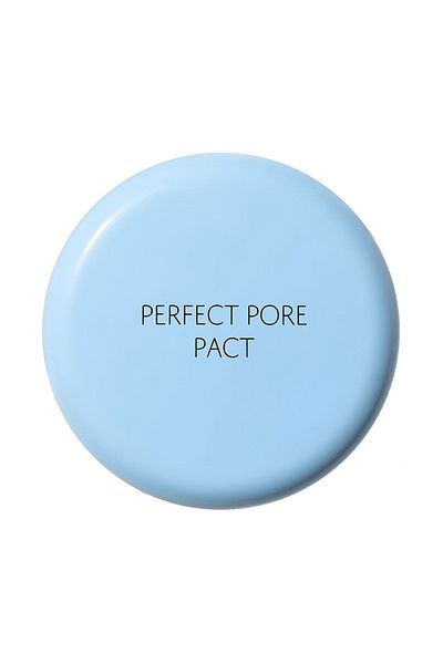 THE SAEM Saemmul Perfect Pore Pact - مسحوق أزرق شفاف يغطي المسام