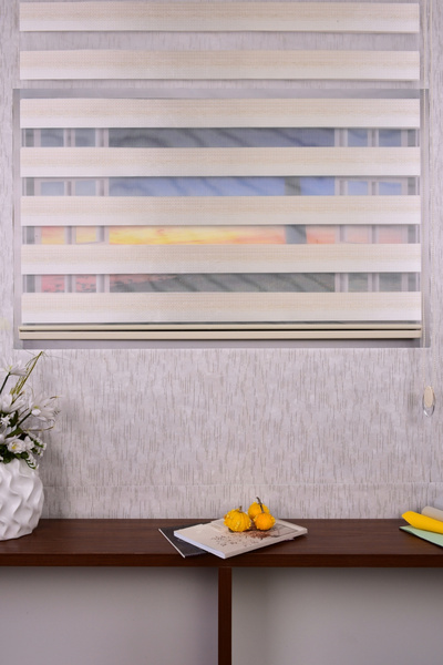 Setekshome Gold Kendinden Desenli Etek Dilimsiz Ds11747 V2 Zebra Stor Güneşlik Perde