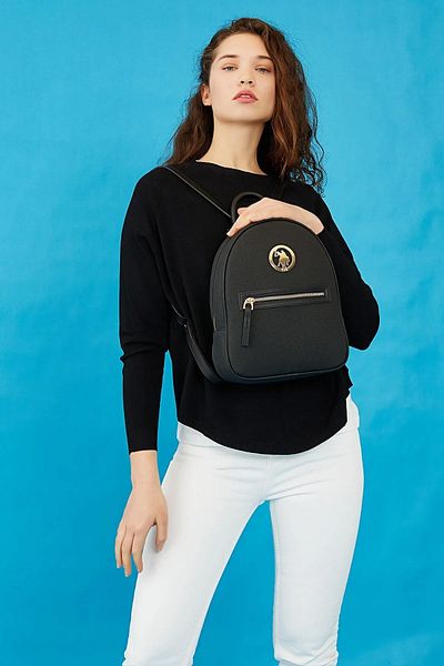 U.S. Polo Assn. Rucsac negru pentru femei