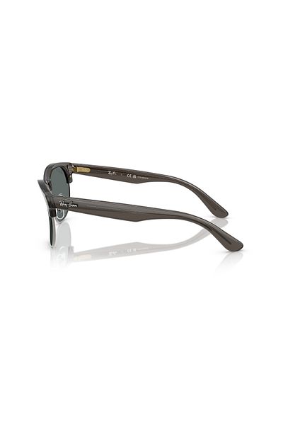 Ray-Ban Rb 0504s 670781 54 Clubmaster Reverse Polarize Unisex Kare Şeffaf Füme Kemik Güneş Gözlüğü