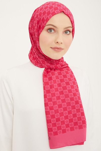 Armine Trend Ultra Light A Logo Pink Shawl 18-52