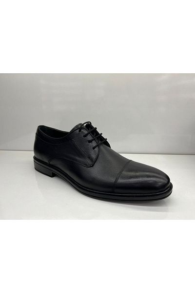 Tardelli 4403 Pantofi pentru bărbați cu talpă ortopedică din piele naturală neagră