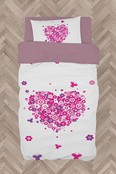 Generic Brand Baby and Children's Room Heart Floral Duvet Cover Set Bmn-8213