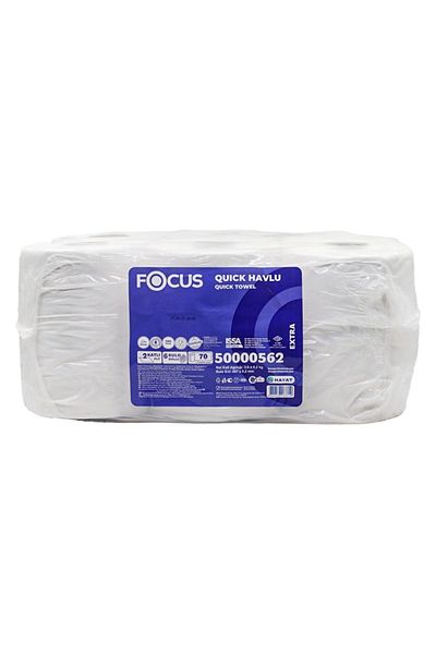 Focus Extra Touchless Towel Sensor Movable Paper Towel Napkin Double Layer 21 cm 6 Rolls 70 Meters