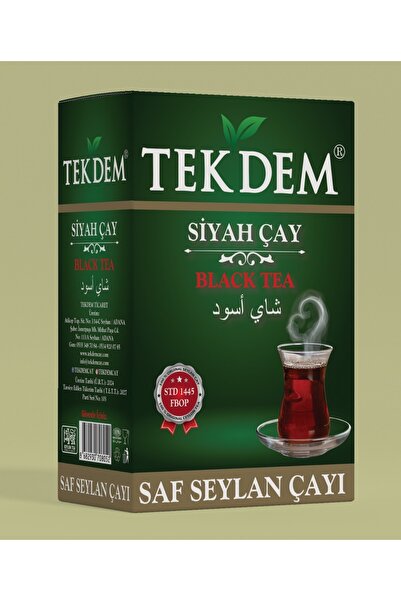 Tekdem İTHAL CEYLON ÇAY YEŞİL 800 GR IRI BARUT ORJINAL SRI LANKA