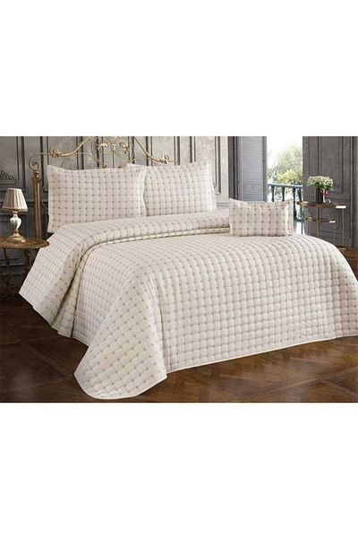 MORRİVAL Double Person Quilted Star Bed Cover 250X250