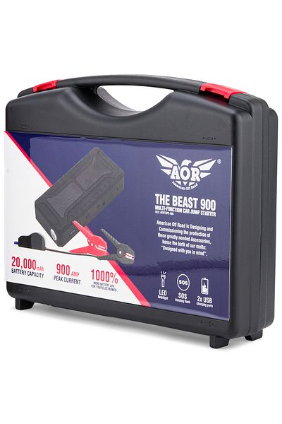 American Off Road AOR 900 AMP Beast Power Bank with Jump Starter Kit