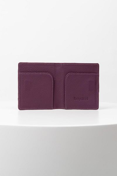 BAYDERİ Luis Unisex Genuine Leather Card Holder