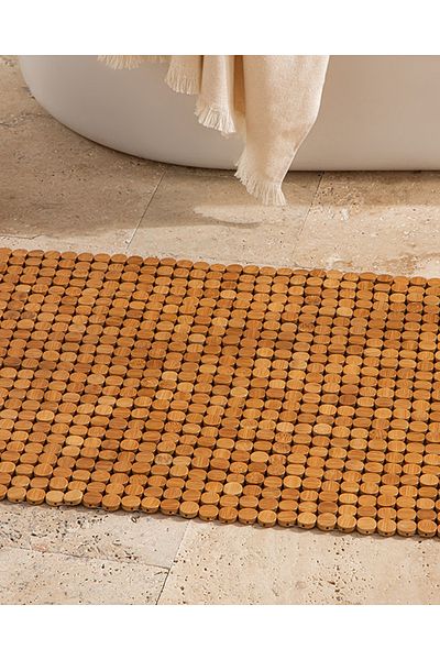 English Home Αντιολισθητικό ντους Bamboo Bamboo 50x70 cm Μπεζ