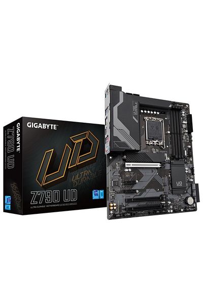 Gigabyte اللوحة الأم للألعاب Z790 Ud Ax - Intel Lga 1700 DDR5 7600 OC Mhz ATX