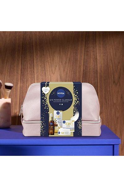 NIVEA Q10 set: Anti-wrinkle day cream SPF 15, 50ml + Dual-action and anti-glycation serum, 30ml