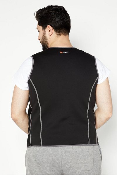 RBX Men Sports Fit Slimming Work-out Vest, Black