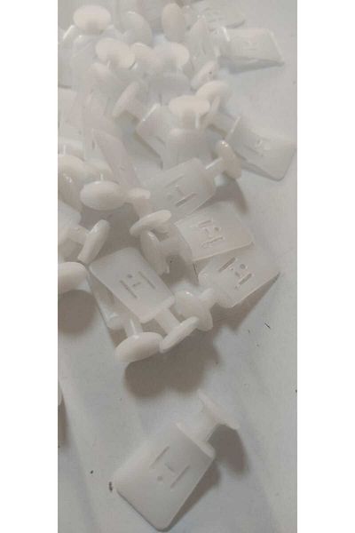 TUNCAY TEKSTİL Machine Strut Hornish Button - 50 Pieces Buldan Strut Curtain Button