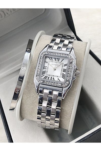 Homies New Season Wrist Watch and Steel Bracelet Gift - Hmsby- 2024121004