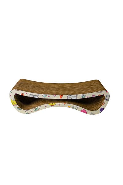 Rotipet قطة خدش بنمط قطة متوسطة - 60,5x15,5x24 سم