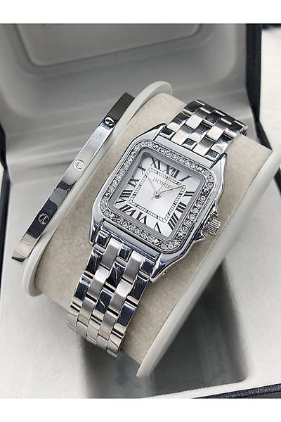 Homies New Season Wrist Watch and Steel Bracelet Gift - Hmsby- 2024121004