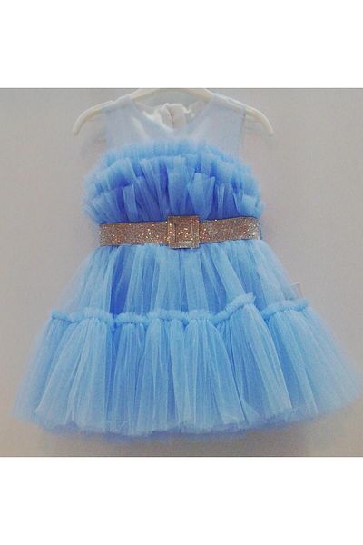 Güler bebe Baby Evening Dress with Rucks