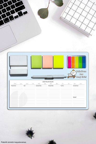 Copyrite Комплект органайзери за настолен планер |23x32 см| Функционален, стилен настолен планер