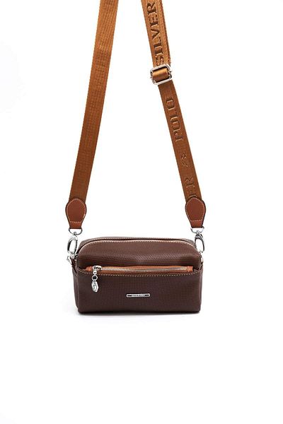 Silver Polo Silver Polo Brown - Tan SP1142 Geantă de damă