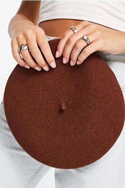 Mathilda Aksesuar French Painter Austrian Wool Felt Beret