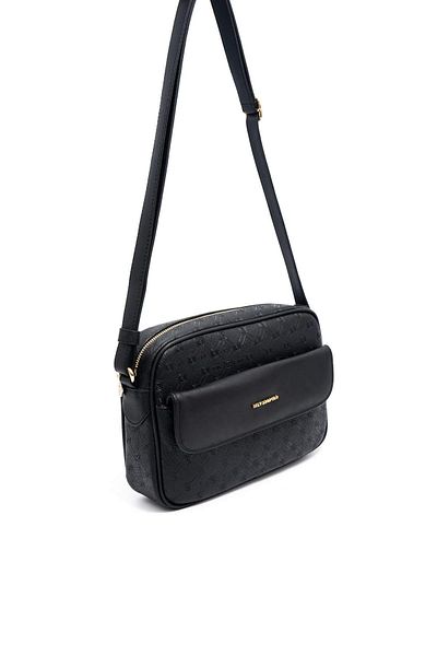 Silver Polo Negru - Geantă neagră SP1165 pentru femei
