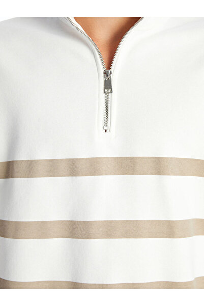 LC Waikiki LCW Dik Yaka Uzun Kollu Erkek Kalın Kalın Sweatshirt