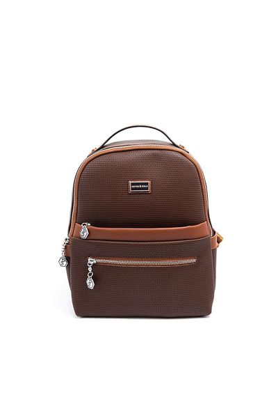 Silver Polo Brown - Tan Sp1061 Women's Backpack