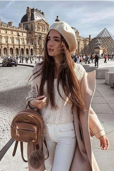 Mathilda Aksesuar French Painter Austrian Wool Felt Beret