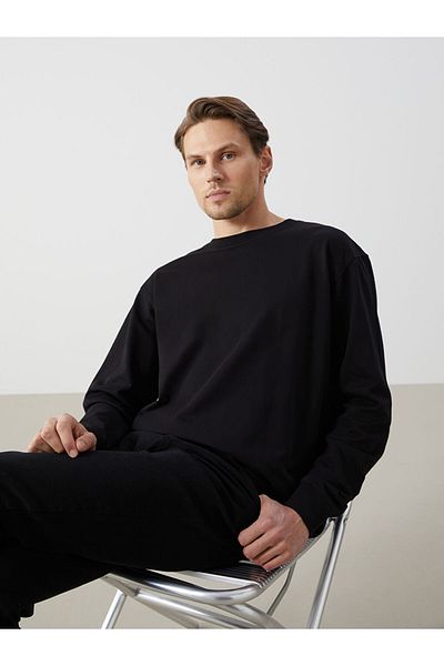 LC Waikiki Crew Neck Long Sleeve Basic Men's Sweatshirt
