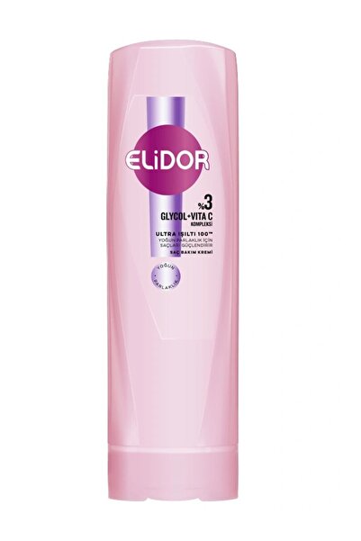 Elidor glycol 5 li Bakım Seti:Şampuan, Saç Kremi, Işıltı Serumu, Kurtarıcı Sprey , Saç Onarı Maskesi