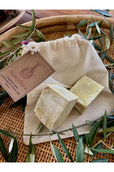 Semylasa Handmade Olive Oil and Lavender Oil Soap 360 Gr (3 Pcs)