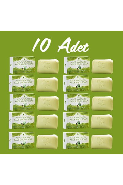 Forever Living Avocado Face & Body Soap 10 Pieces