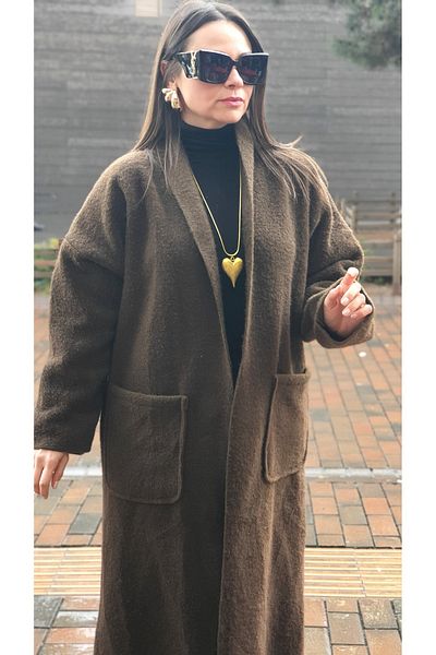 Park Moda Straight Pattern Italian Seal Coat