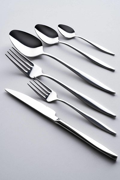 ACAR Nova 12-Person 72-Piece Silver Cutlery Set