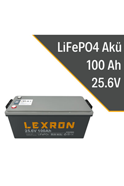 Lexron 100AH 12.8V LİTYUM AKÜ