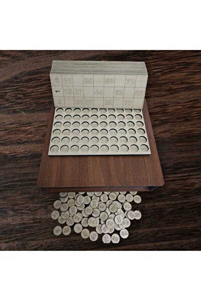 Lucena Ahşap Tombala Aile Oyunu Yılbaşı