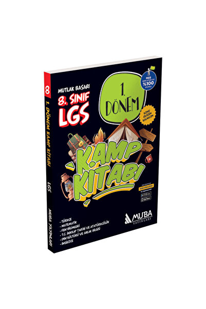 Muba Yayınları 2050MB - 8. Sınıf Hasat Kamp Kitabı Soru Bankası (1.Dönem)