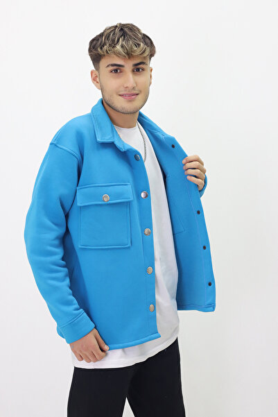 Get Crazy Jachetă sport unisex pentru bărbați, cu 3 fire, cu guler cu rever, ...